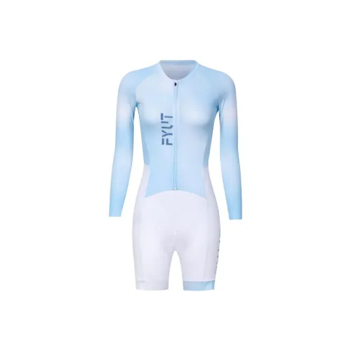 FYUT Светло-синий женский велоспорт комбинезон