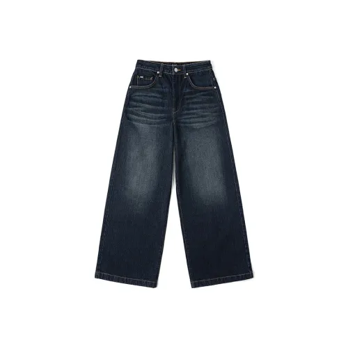 Lee Темно-синий Женские Джинсы