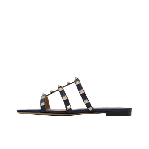 Valentino Rockstud Слипоны Женские Морской Синий