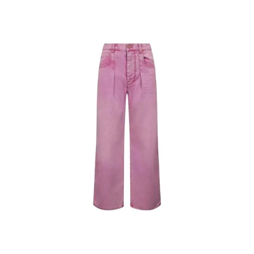 ISABEL MARANT Розовые Женские Джинсы
