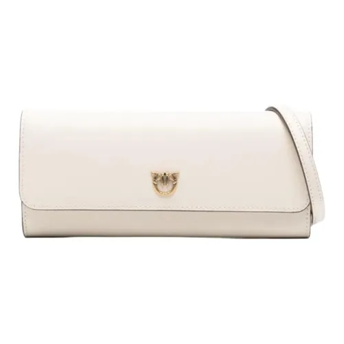 PINKO Love Birds series Телячья кожа Сумки через плечо Женская Белая