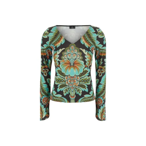 ETRO Многоцветные Женские T-рубашки