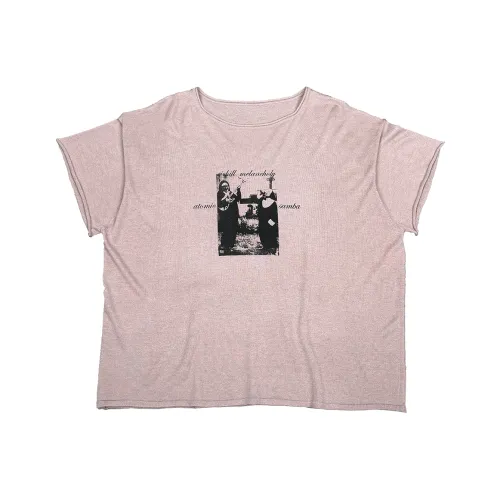 RICHILL MELANCHOLY T Рубашка Короткий рукав Свободный крой Extra Thin Шерстяное плетение Унисекс