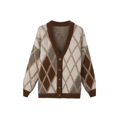 VKXOW Коричневый Женский Трикотаж