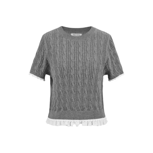 URBAN REVIVO Холодный серый Женский трикотаж