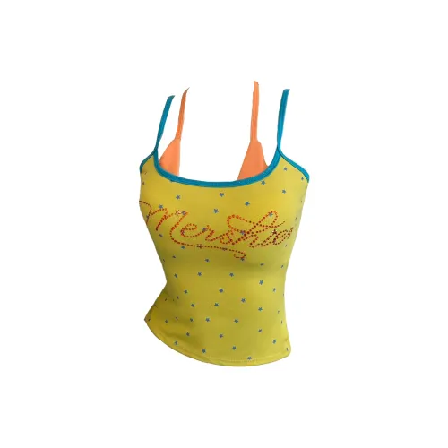 GOYN Звездный Гороховый узор Термо TRANSFER Буква Воротник Кружево Вверх Pure And Сексуальный 2 шт Майка Женские