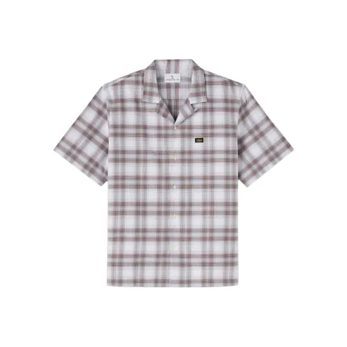 October's Very Own Красная Синяя Мужская Рубашка