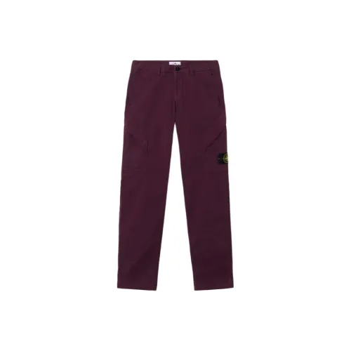 STONE ISLAND Амарант Цвет Мужские Карго Брюки