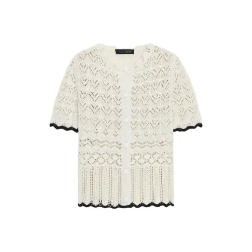 ZARA Белый/Черный Женский Трикотаж