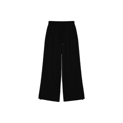 Nick Nicole Боковая сторона Линия STRING SLACKS_Черный Повседневные брюки Женские