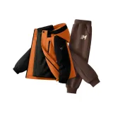 Марк H Треугольник Крючок и петля Кленовый Апельсин+M Наклонное Письмо K Кофейно-коричневый