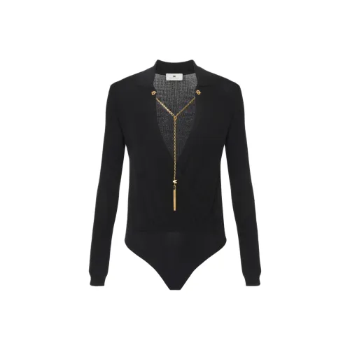 Elisabetta Franchi Черное женское боди