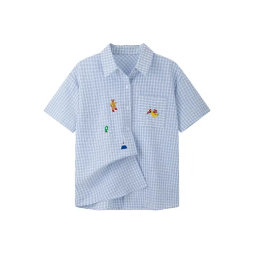 Freshclean Синий Унисекс Рубашки