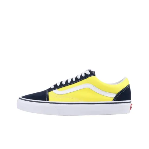 Vans Old Skool Скейтборд Кроссовки Мужские Желто-Синие