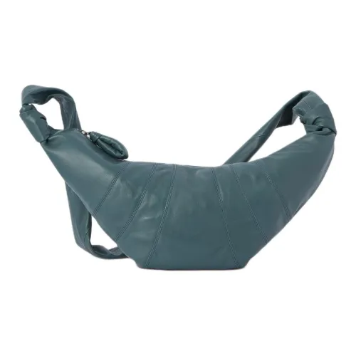Lemaire Croissant Series Sheepskin Croissant Bag Crossbody Bag Shoulder Bag Medium Unisex Blue Лемье Croissant Series Овчина Круассан Сумка Сумка через плечо Сумка на плечо Средняя Унисекс Синяя