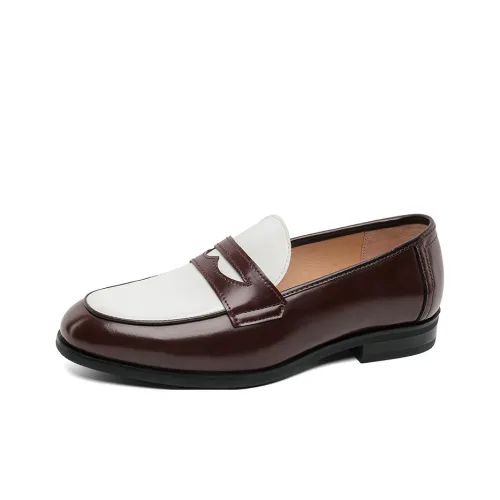 WEISHIBANGWEI Лоферы Мужские Коричневые