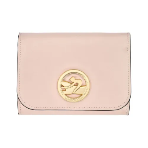 LONGCHAMP Коробка TROT Коровья кожа Кошелек Женские Розовый