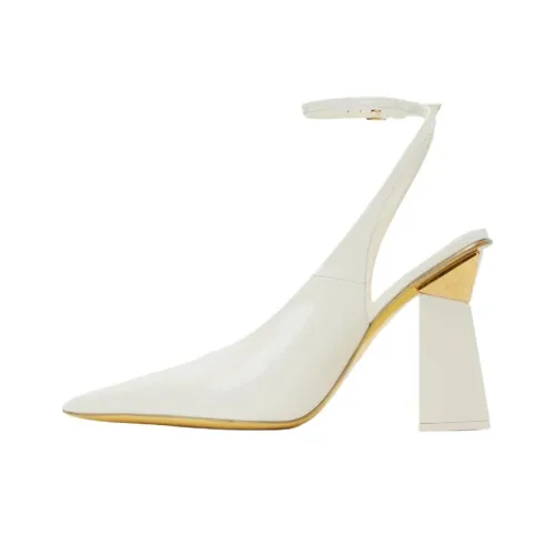 Valentino One Stud Hyper Высокие каблуки 10 см Женские Белые