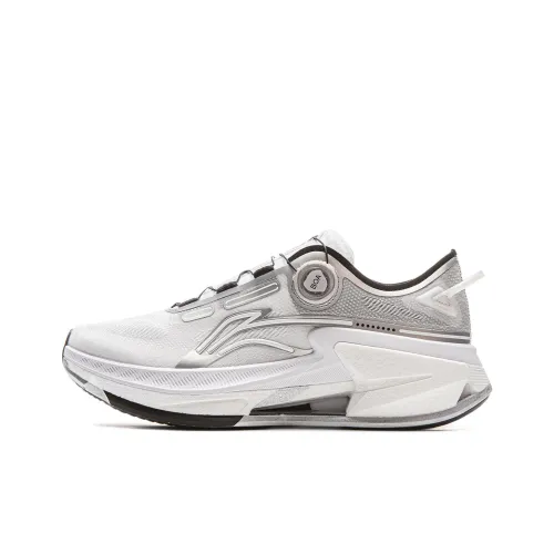 LINING Liuliu 8 PRO Беговые кроссовки Низкий Топ Серебристый Белый Мужской