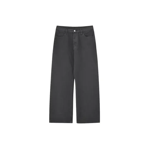 Unblank Мытый серый Унисекс Джинсы