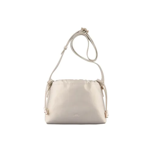 A.P.C Ninon ПУ (полиуретан) Сумка через плечо Мини Женская Экрю