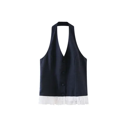 XIMENG Темно-синие женские майки