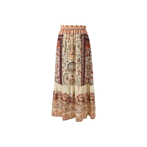 3COLOUR Повседневный Длинный Юбка Женские