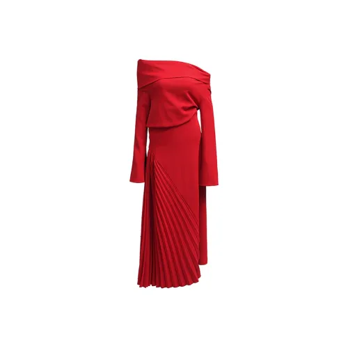 ONE SHALLOW Длинное платье с длинными рукавами женское