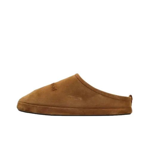 Balenciaga Alaska Fur Домашние тапочки Мужской Коричневый