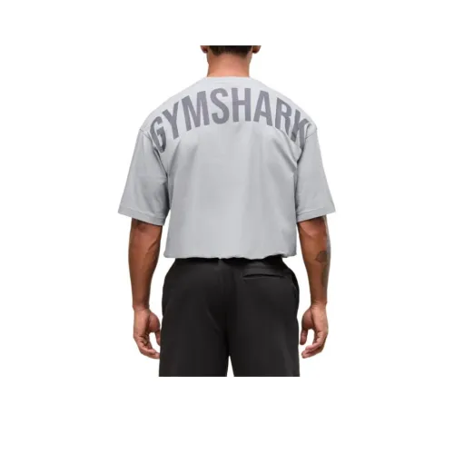 GYMSHARK Дымчато-серый Мужской T-рубашки