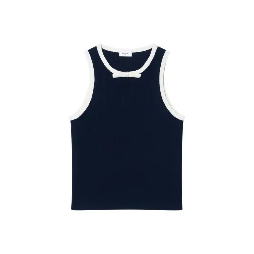 CELINE Майка Женская Темно-Синяя