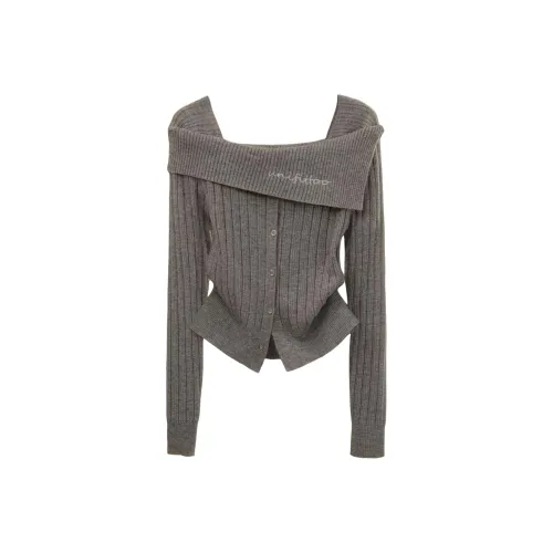 SIBAISHE Темно-серый Женский Трикотаж