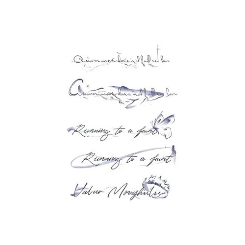 LIEJI Стремитесь к лучшему Будущему Травяной Тату Стикер