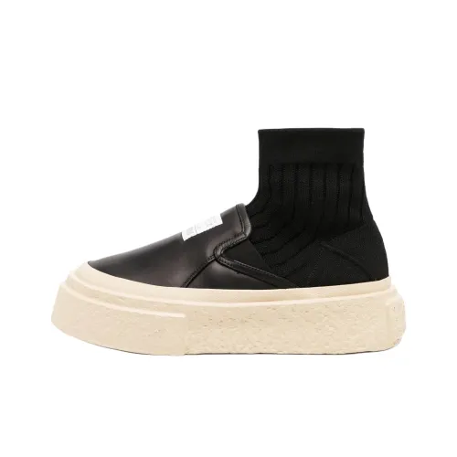 MM6 Maison Margiela совместный бренд 8AX высокие кроссовки для скейтбординга женские черные