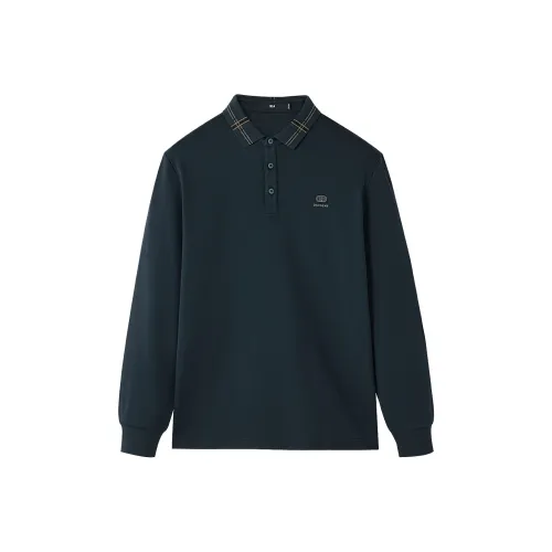 HLA Темно-синий 28 Мужская Поло