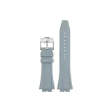 Серый с стальной застежкой