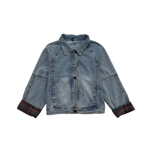 MEANALOT Синий Женские Джинсовые Куртки