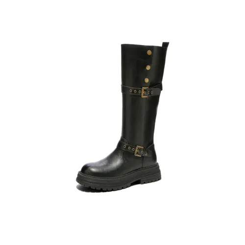 15 MINS Женские высокие сапоги с каблуком 4,5 см