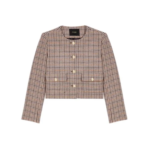 Maje Бежево-желтые Женские Куртки