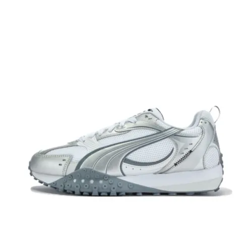 PUMA Blktop Rider Low Топ Casual Унисекс Белый Серебряный