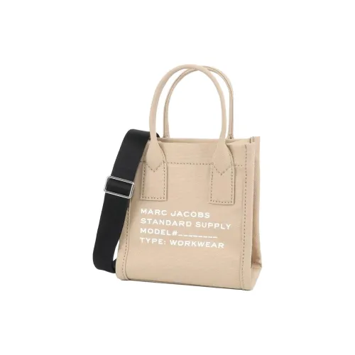 MARC JACOBS Хлопок Тоут Сумка Сумка для покупок Сумка Маленькая Женская Бежевая