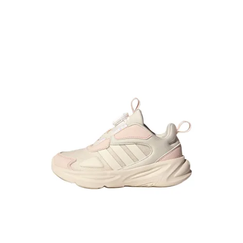 Adidas Ozelle Детская беговая обувь, низкий топ, бежевый, розовый, Kids