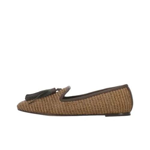 BRUNELLO CUCINELLI Monili Женская Повседневная Обувь Коричневая Женская