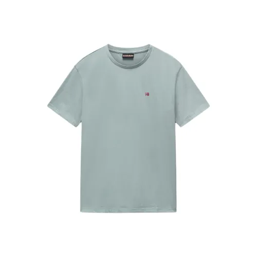 NAPAPIJRI Светло-зеленые мужские T-рубашки