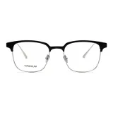 Черно-серебро [0 Степень Смола Защита от синего света Линзы]