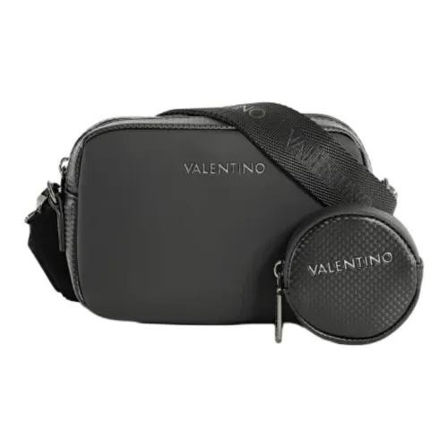 Valentino Кожа Сумка через плечо Сумка на плечо Мужская Черная