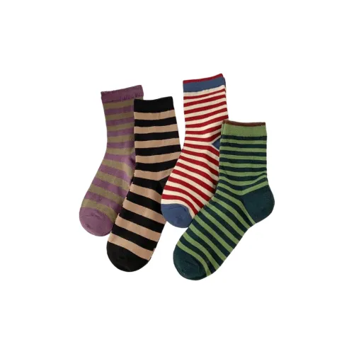 OEING 4 пачки женских носков MID до икры