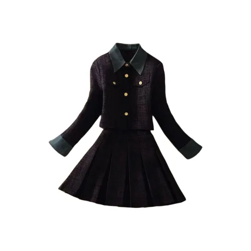 ABCMININ Темно-синий женский комплект с юбкой