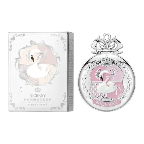 NICEKEY Винтаж Карманный Часы Monochrome Blush Натуральная Кожа Матовый Безупречный Тон 4,8 г