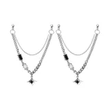 Готический стиль, заостренная звезда, цепь для брюк (1 пара)